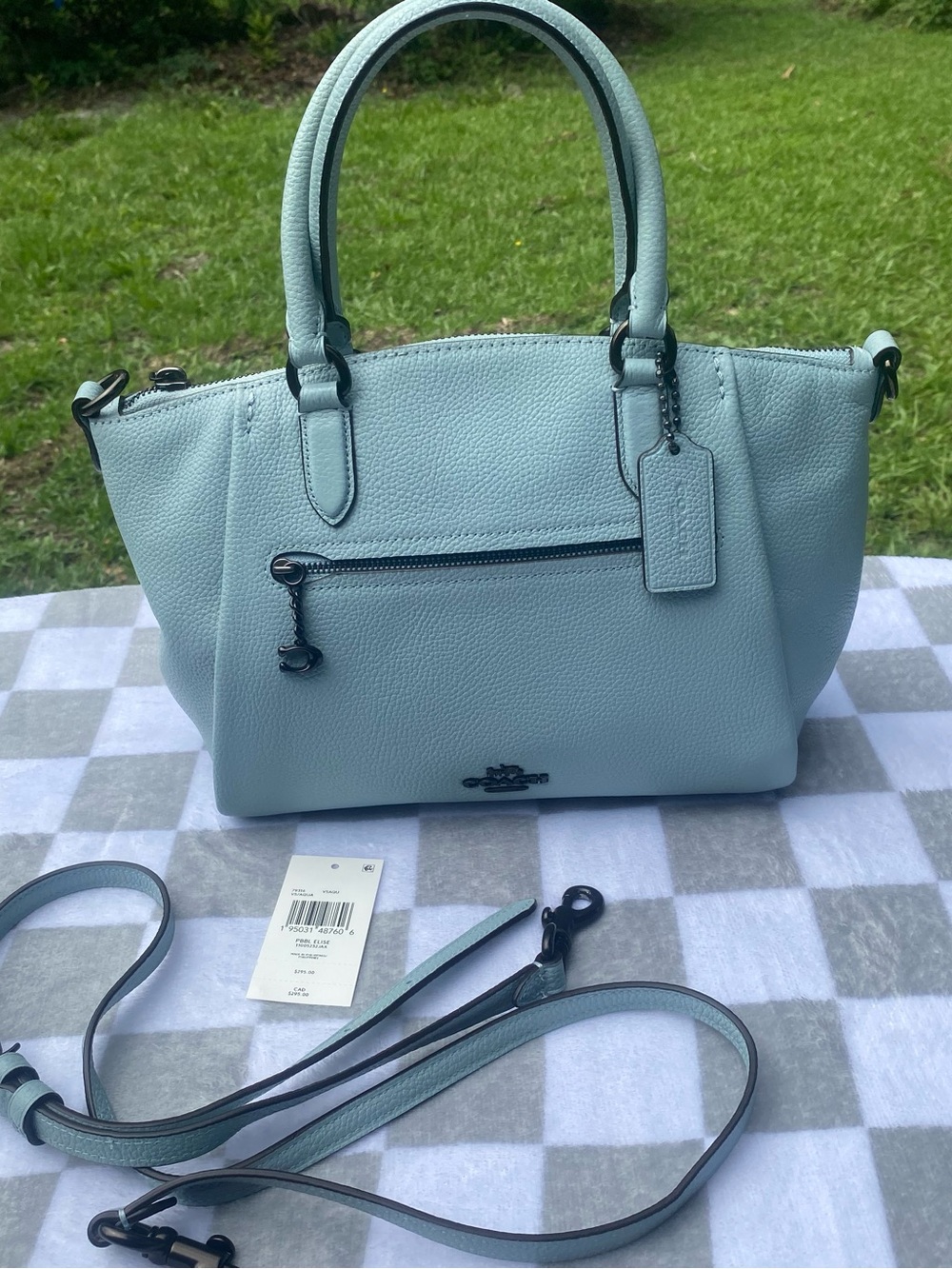 Coach Elise Leather Satchel
